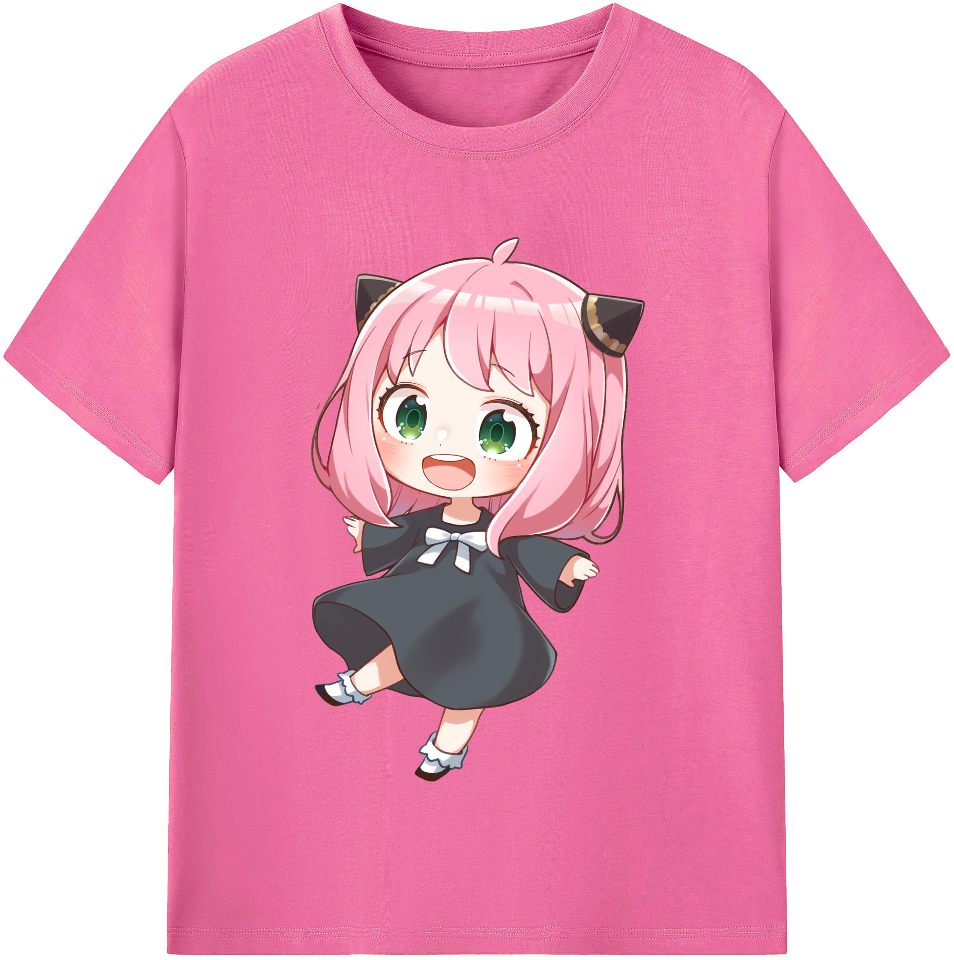 （画像用） SPY×FAMILY间谍家家酒 レディースカジュアルプリントTシャツ（綿100％）